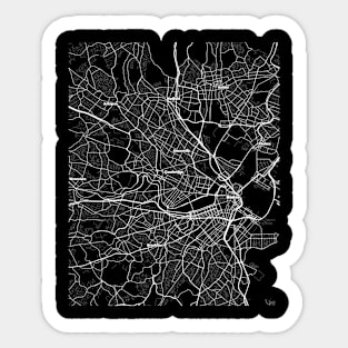 Cambridge Massachusetts Map | Map Of Cambridge Massachusetts | Cambridge Map Sticker